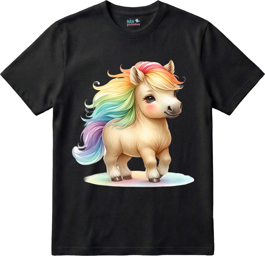 Bio T-Shirt Traumpony in Pastell