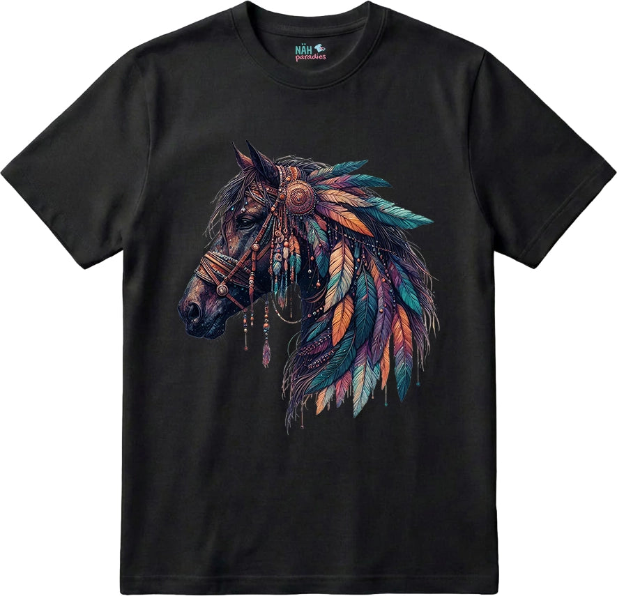 Bio T-Shirt Boho Pferd Elegance
