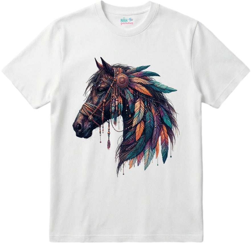 Bio T-Shirt Boho Pferd Elegance
