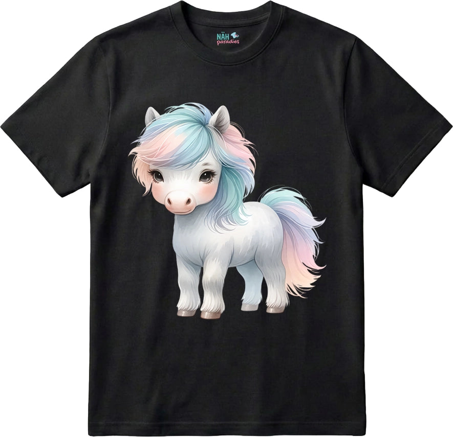 Bio T-Shirt Magisches Pony in Pastell