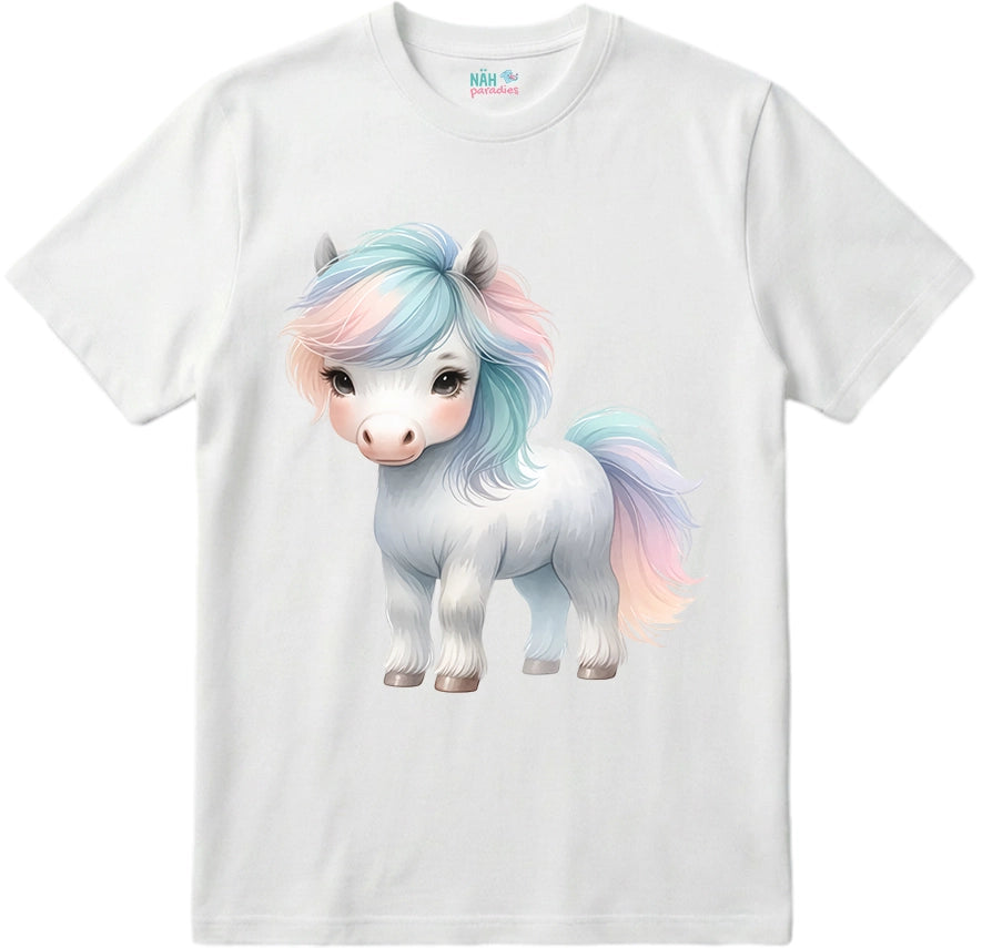 Bio T-Shirt Magisches Pony in Pastell