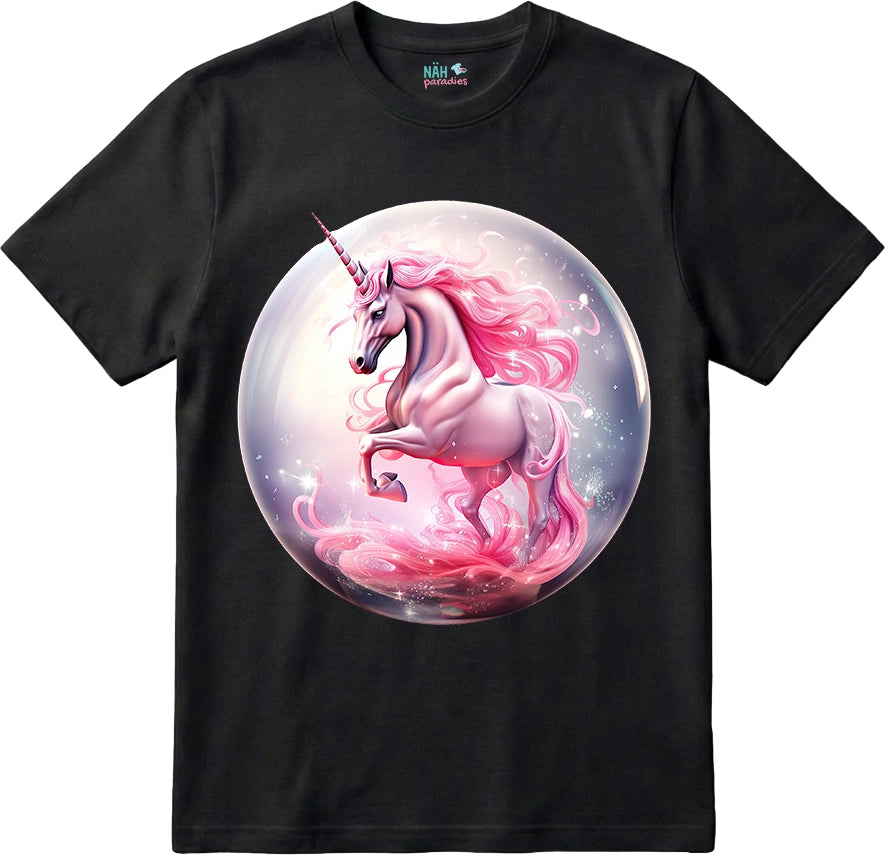 Bio T-Shirt Einhorn Glasskugel