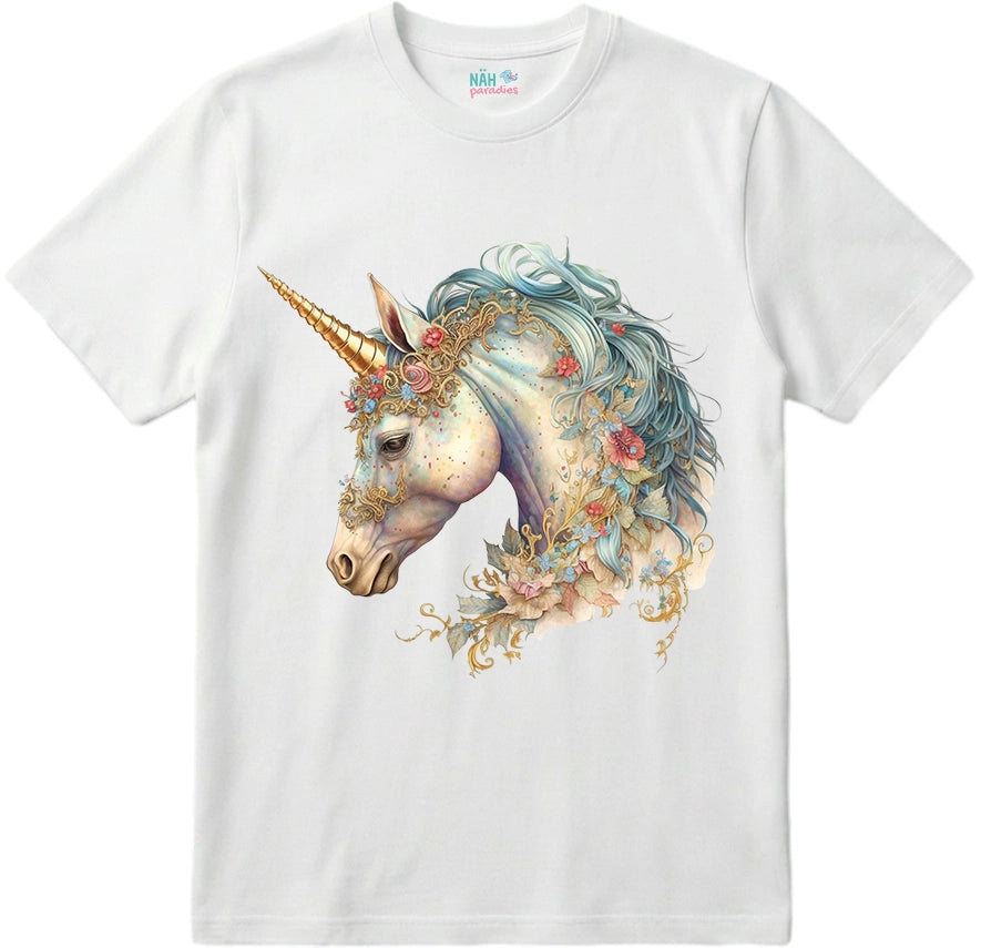 Bio T-Shirt Einhorn Goldenglanz