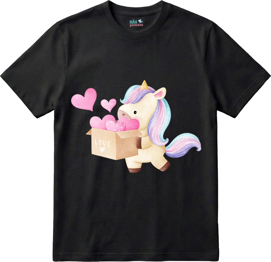 Bio T-Shirt Einhorn Liebeslieferung
