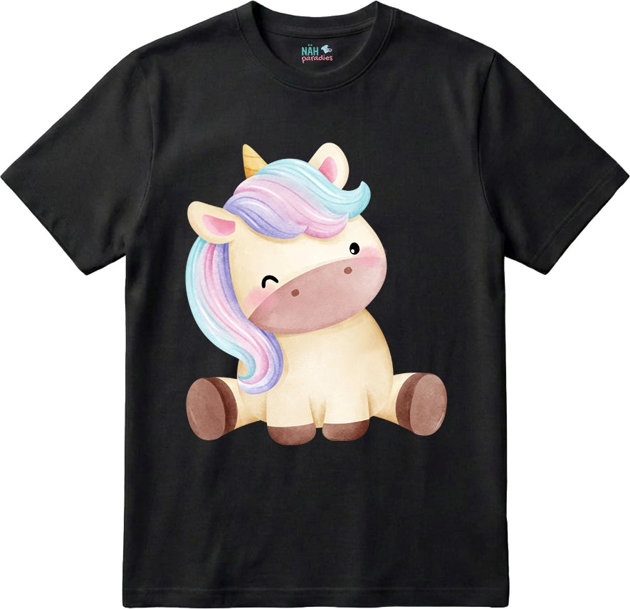 Bio T-Shirt Einhorn Pastel