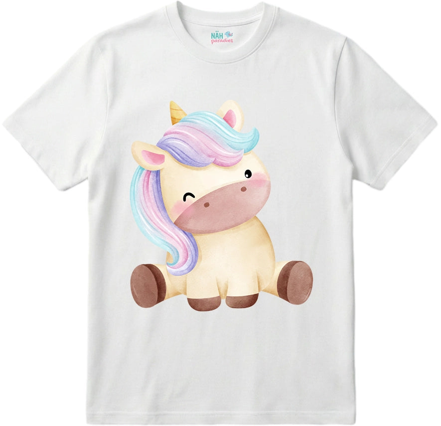 Bio T-Shirt Einhorn Pastel