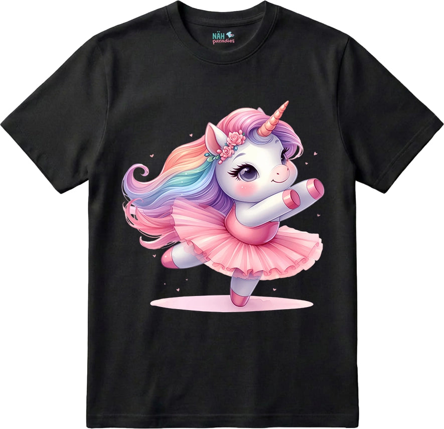 Bio T-Shirt Ballett Einhorn