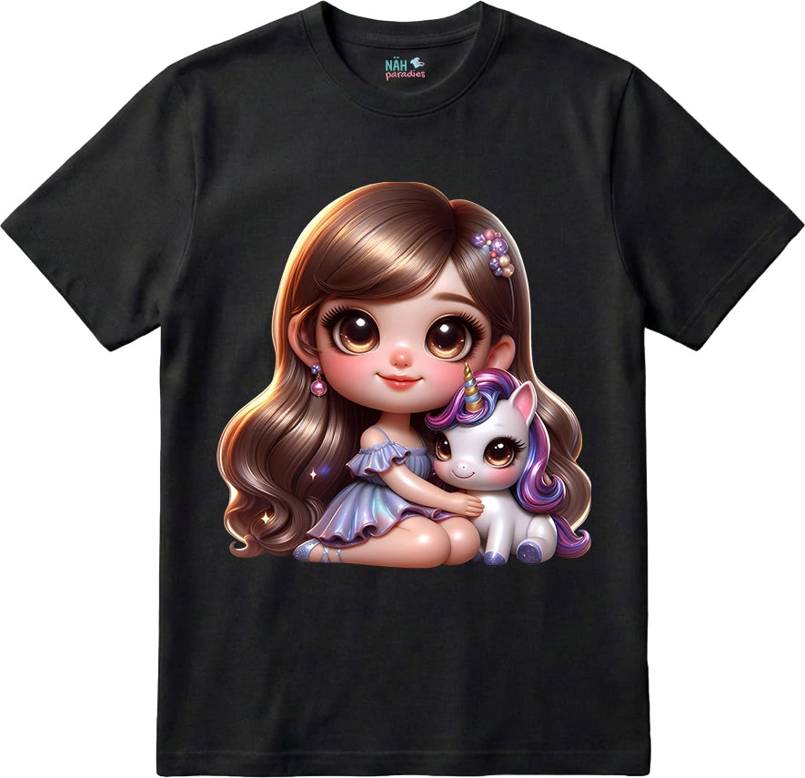 Bio T-Shirt Einhorn Mädchenzauber