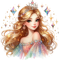 Prinzessinen Permanent Sticker