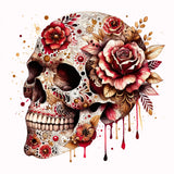 Schädel Permanent Sticker