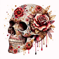 Schädel Permanent Sticker