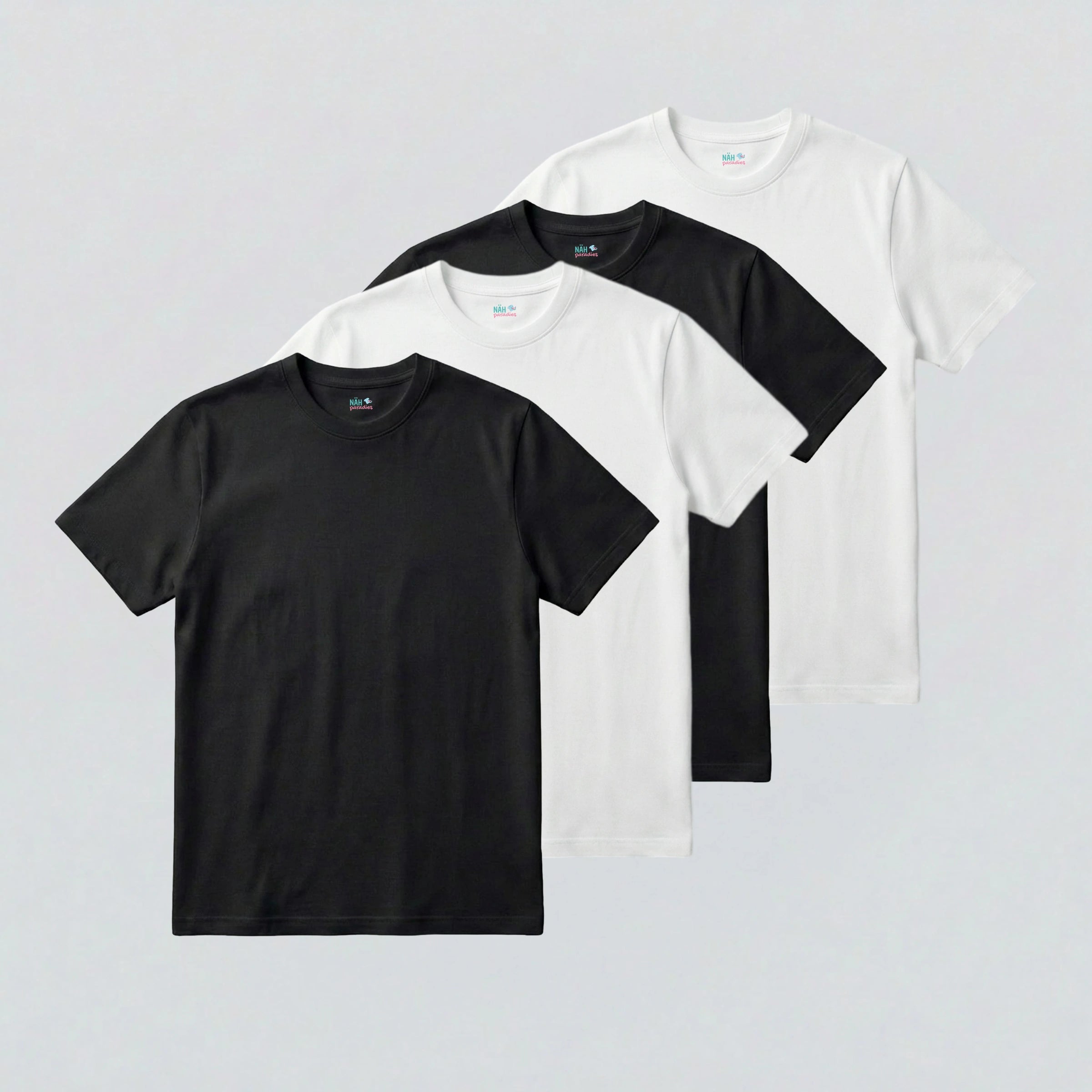 Bio Basic Premium Black & White 4er Pack