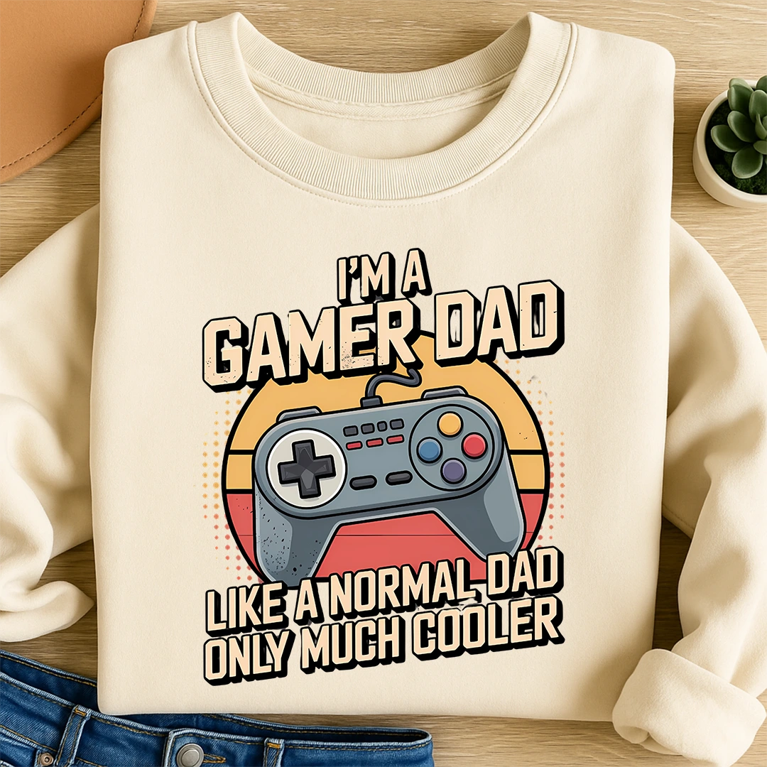 Bügelbild A Gamer Dad - L