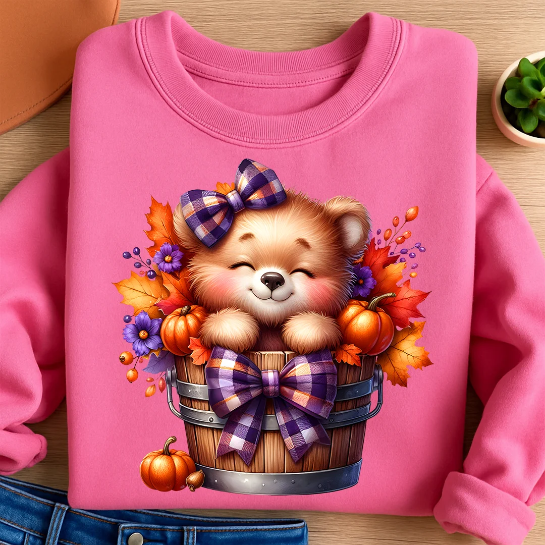 Bügelbild Bärchen mit Eimer