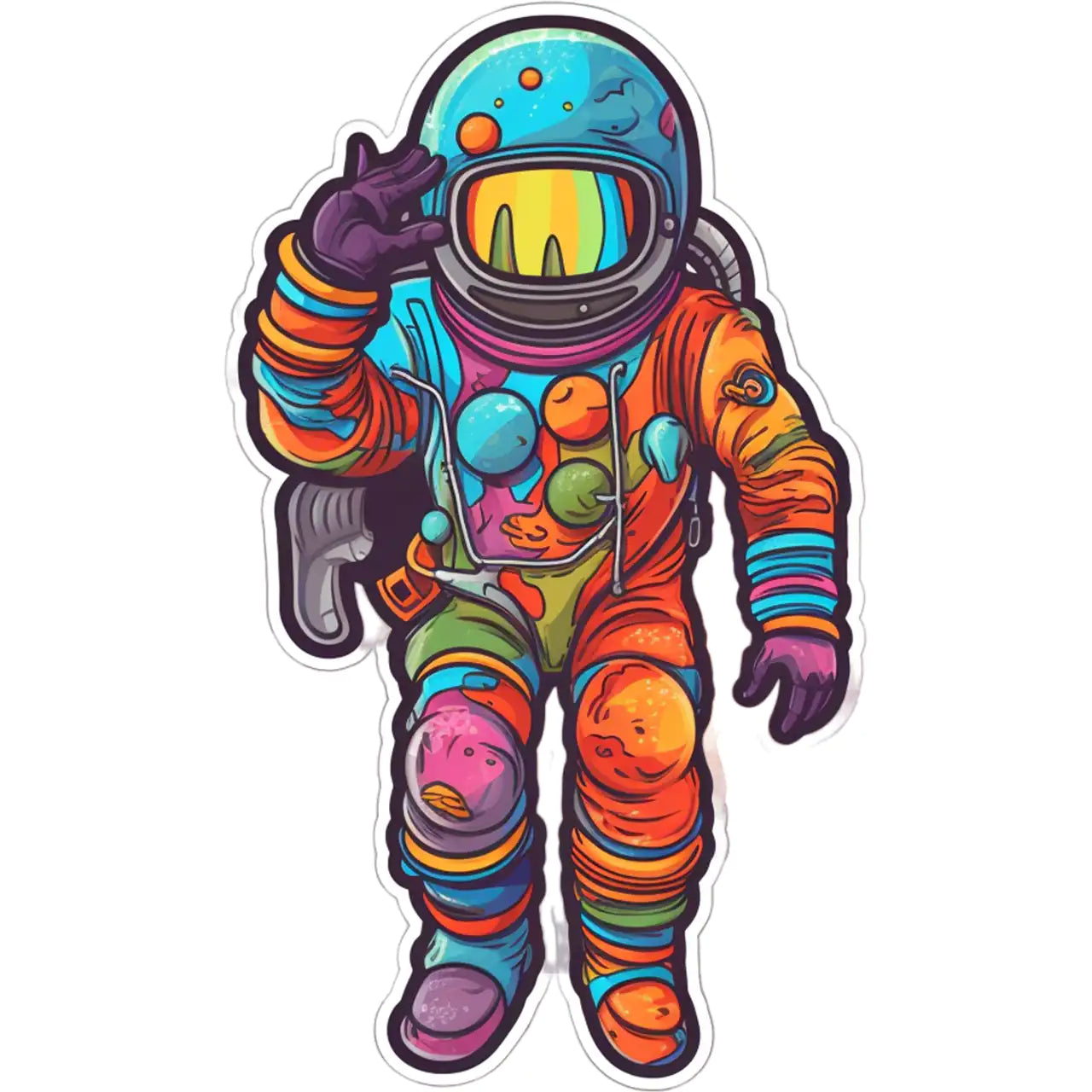 Buegelbild-Astronaut-bunt