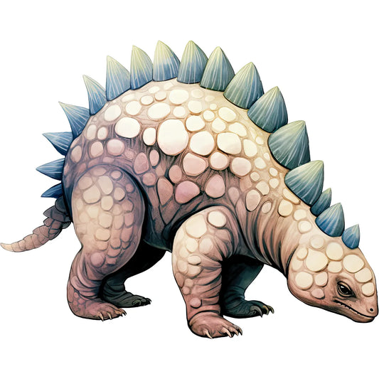 Bügelbild Dinosaurier Stegosaurus