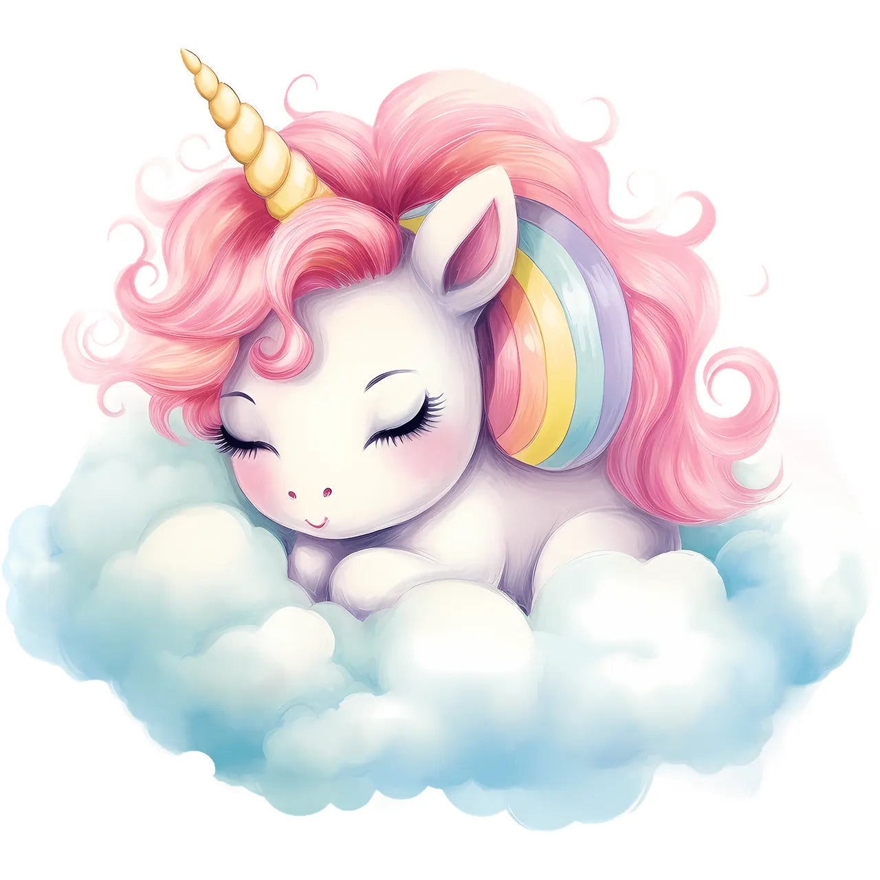 Bügelbild Einhorn Wolkenhüpfer