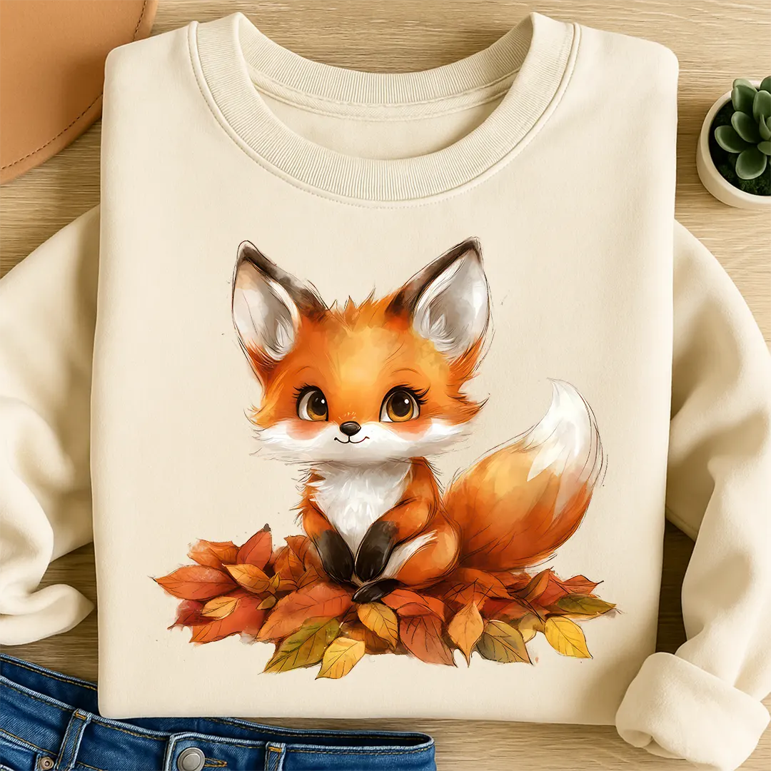 Bügelbild Fuchs Mimi im Goldherbst