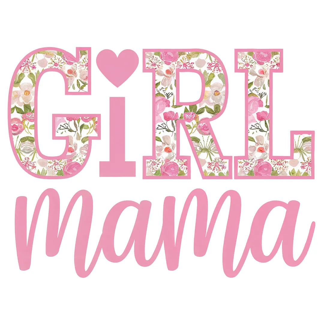 Bügelbild Girl Mama - S