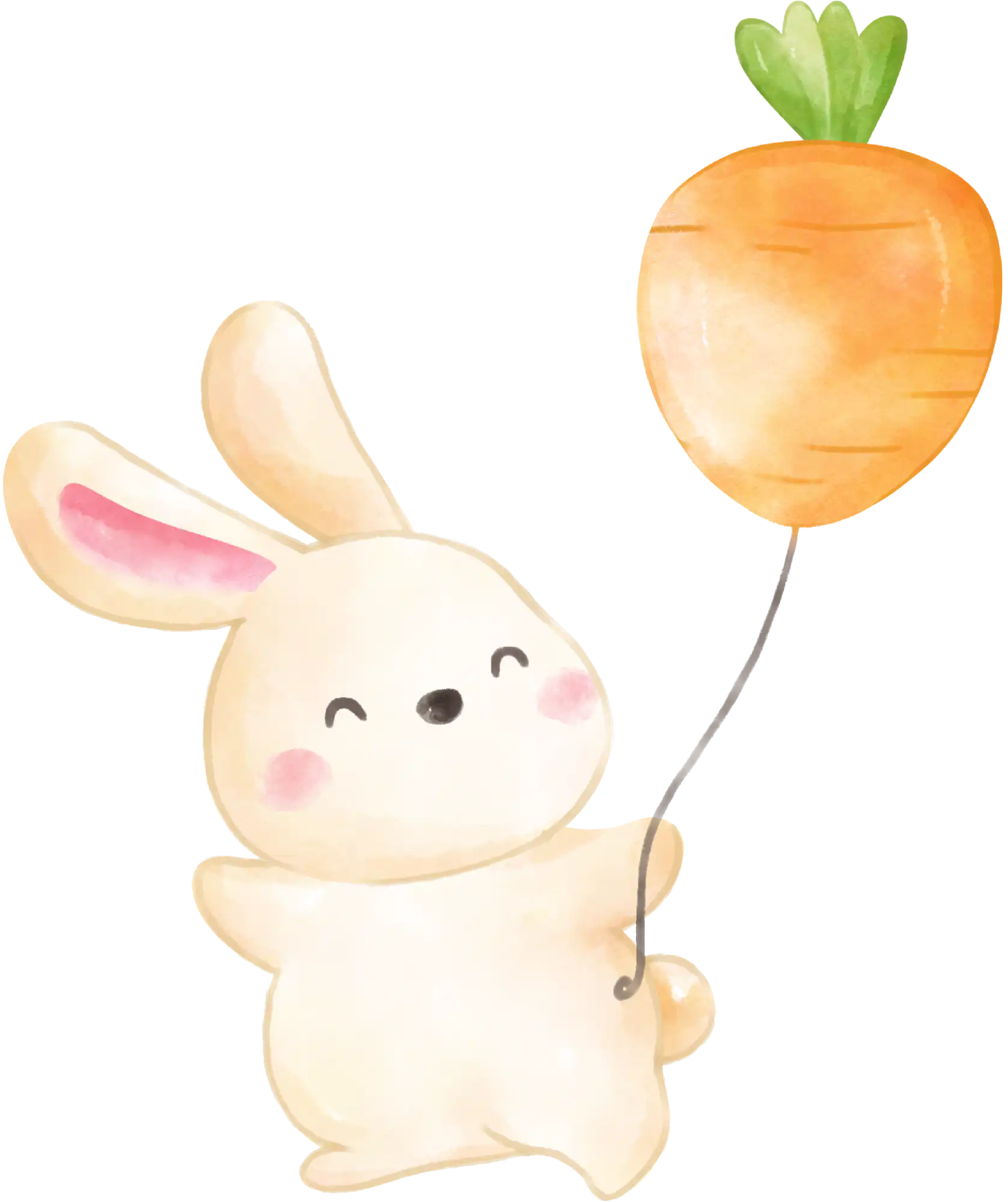 Buegelbild-Hase-Karottenluftballon