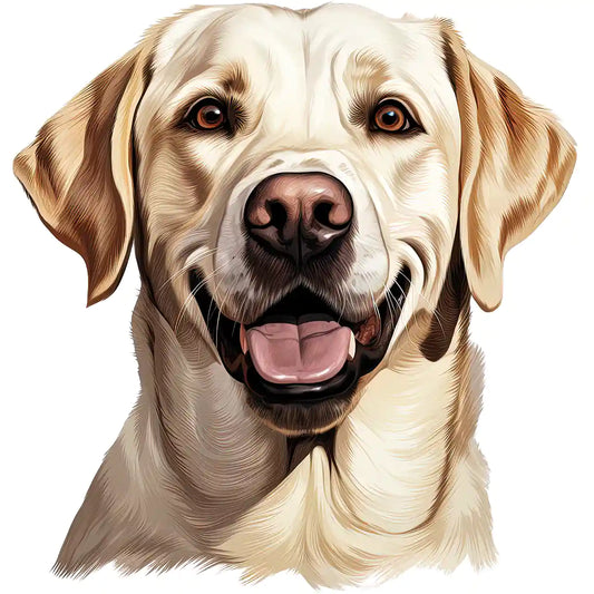Bügelbild Hund Labrador