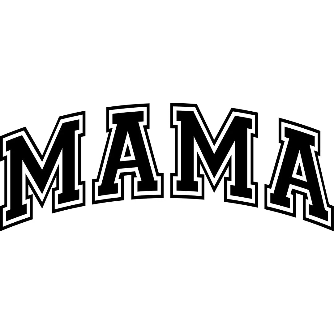 Bügelbild Mama Schriftzug - S
