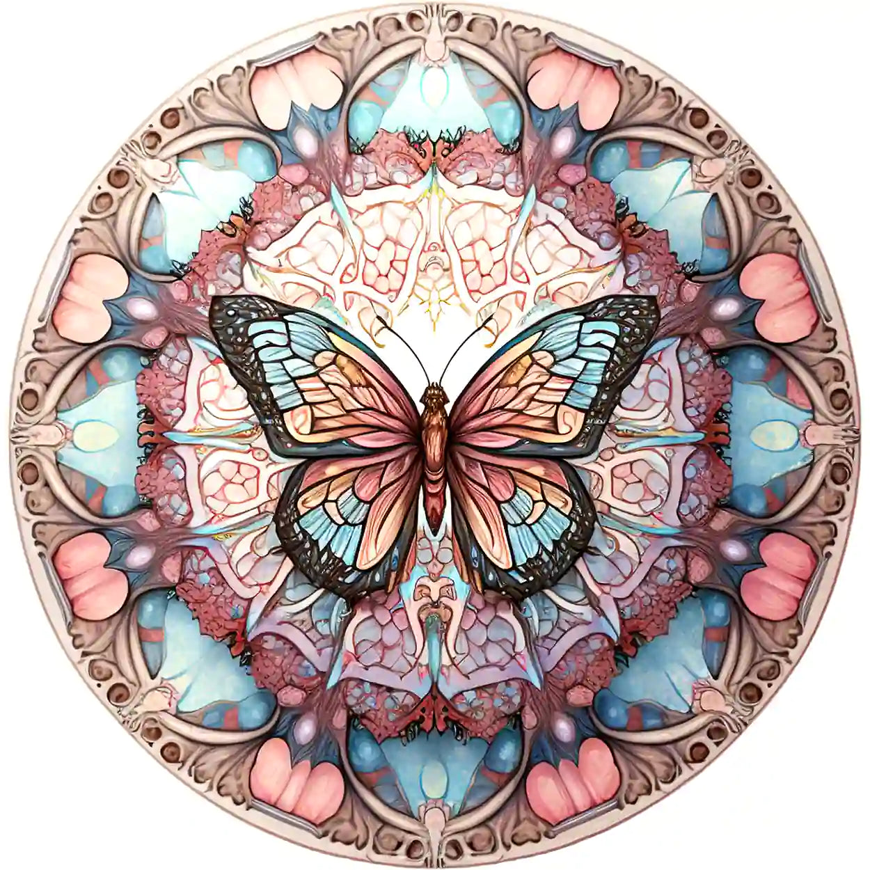 Bügelbild Schmetterling Mariposa