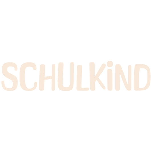 Buegelbild-Schriftzug-1-Schulkind-Beige