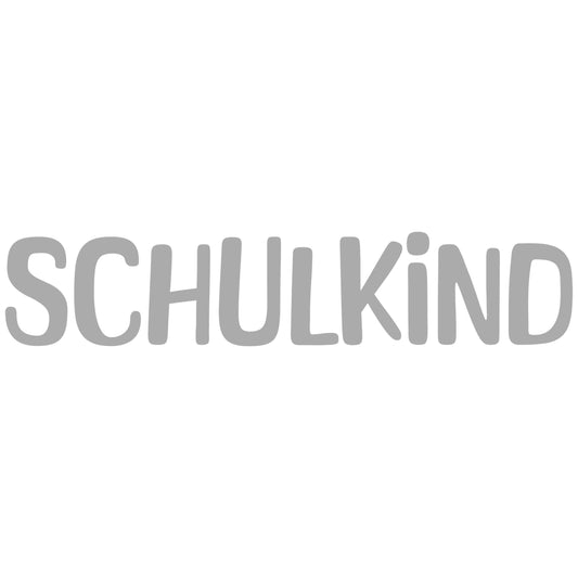 Buegelbild-Schriftzug-1-Schulkind-Grau