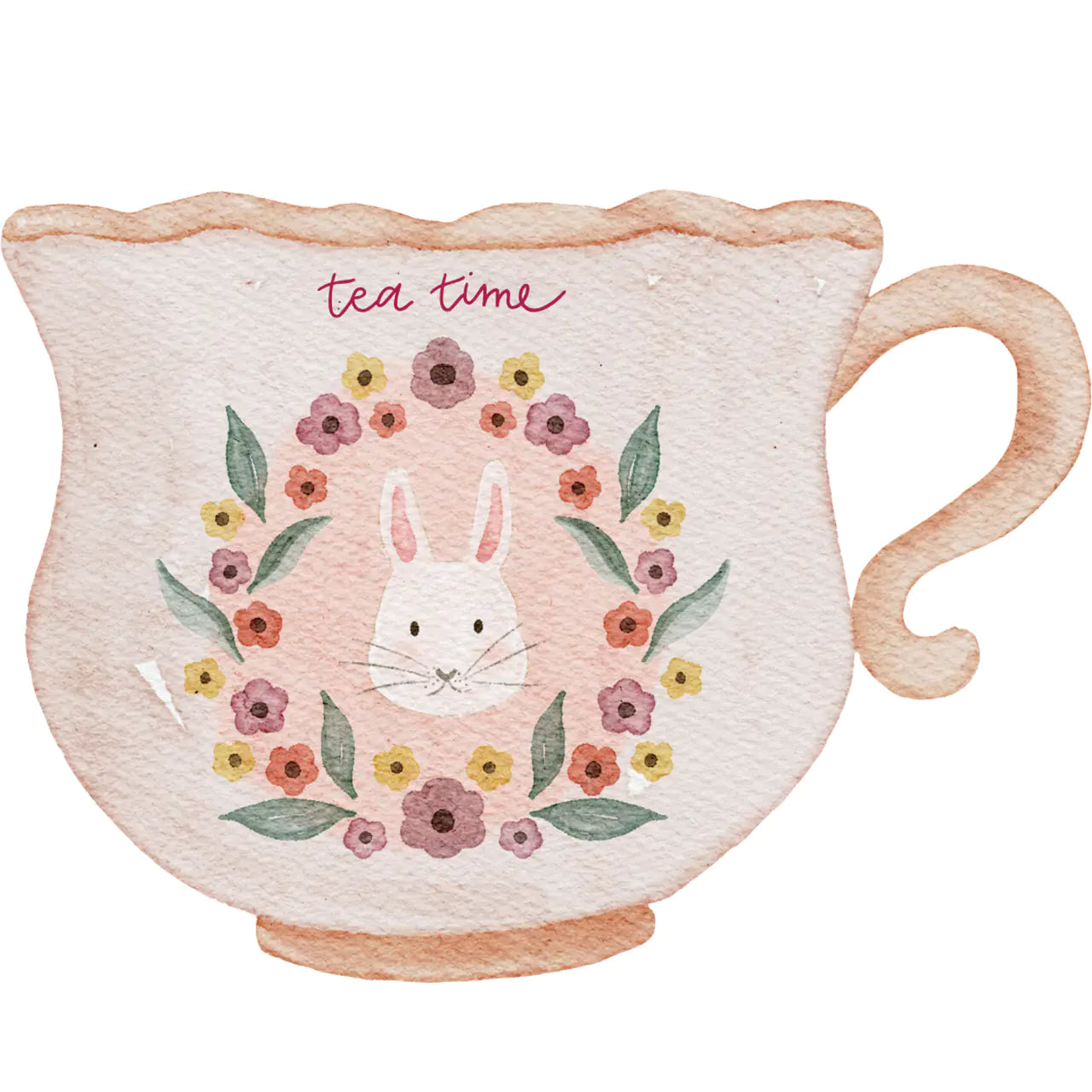 Buegelbild-Tea-Time-Tasse-Hase