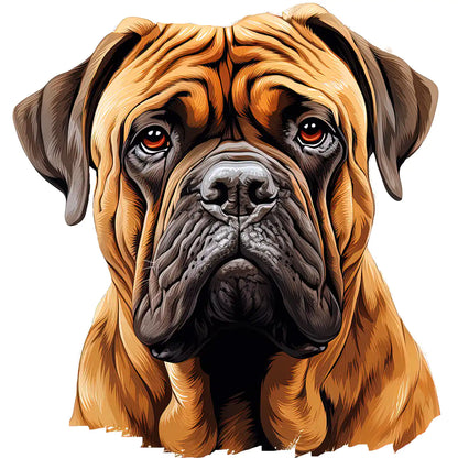 Buegelbild-bullmastiff-Braun