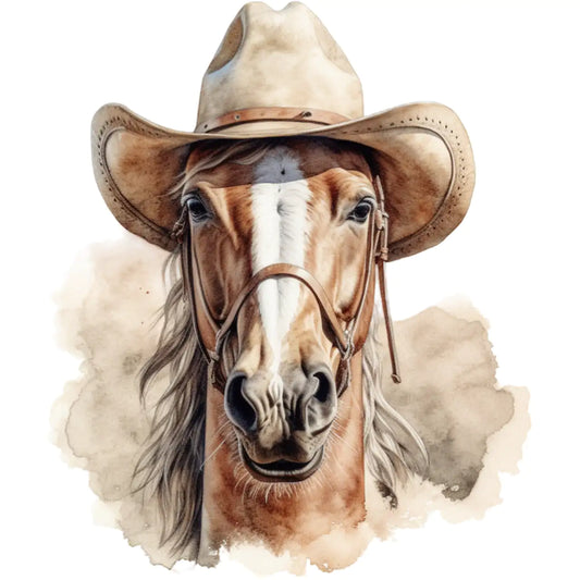 Buegelbild-cowboy-pferd