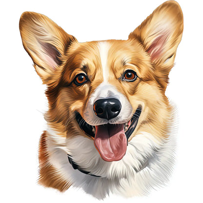 Buegelbild-hund-Welsh-Corgi-Pembroke-braun