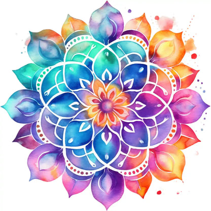 Buegelbild-mandala-lotus-bunt