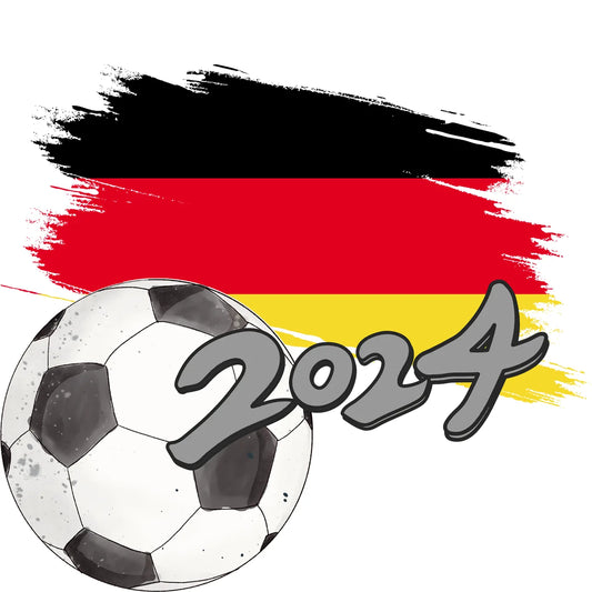 Bügelbild Fußball 2024 Deutschland