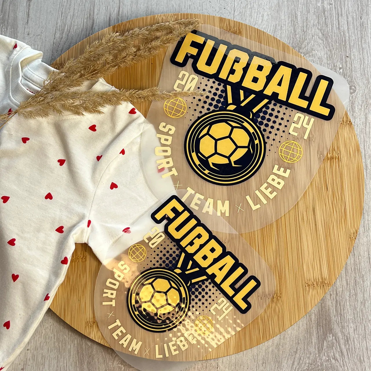 Buegelbild Fussball Medaille 2024 3