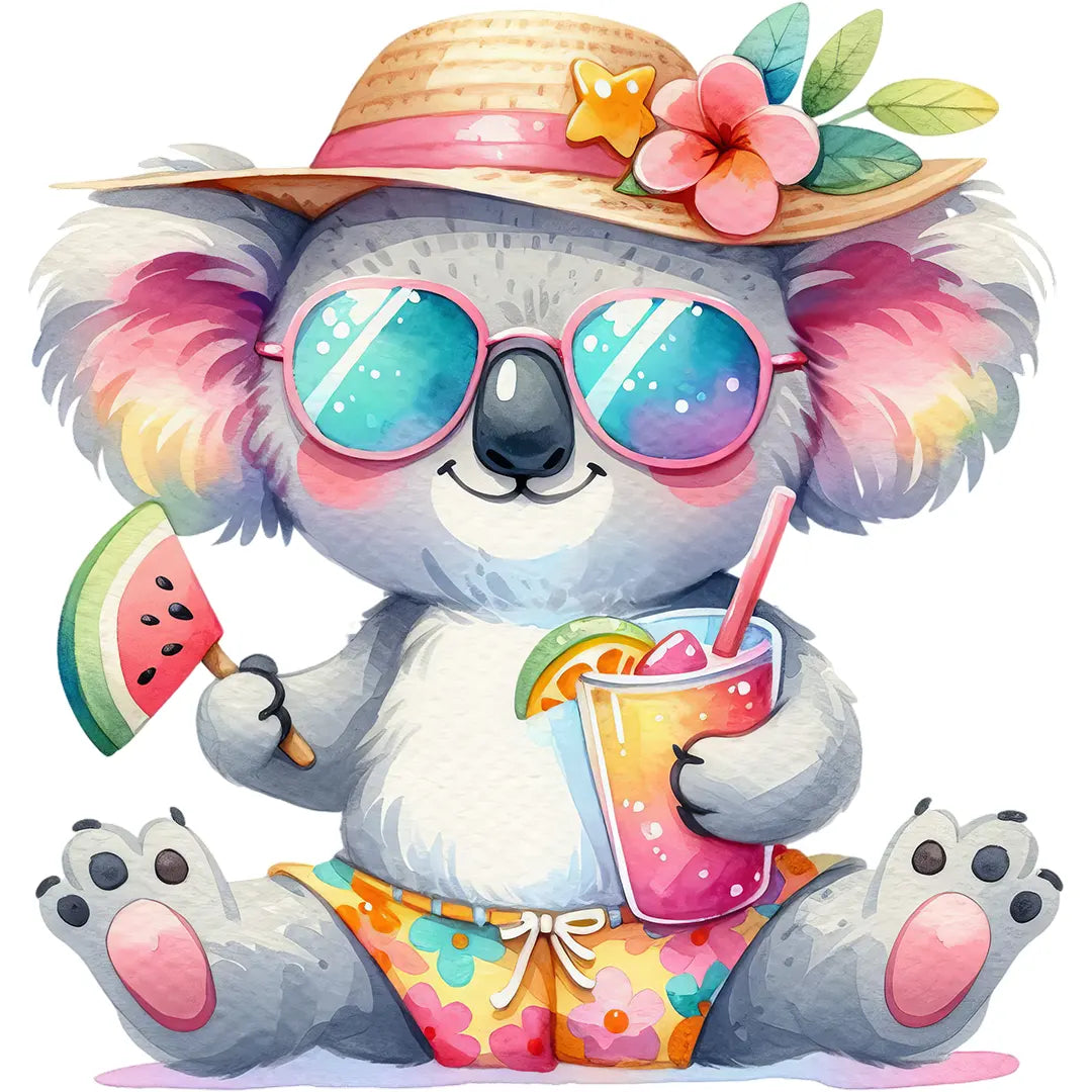 Bügelbild Koala Karibiko - S