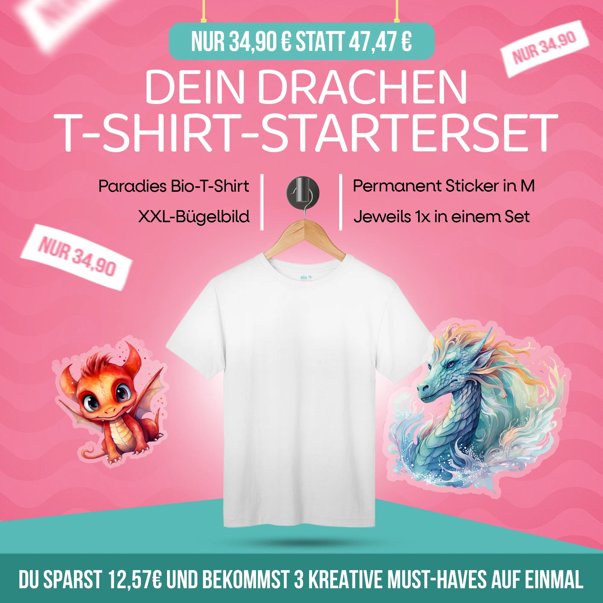 Drachen T-Shirt Starter Set