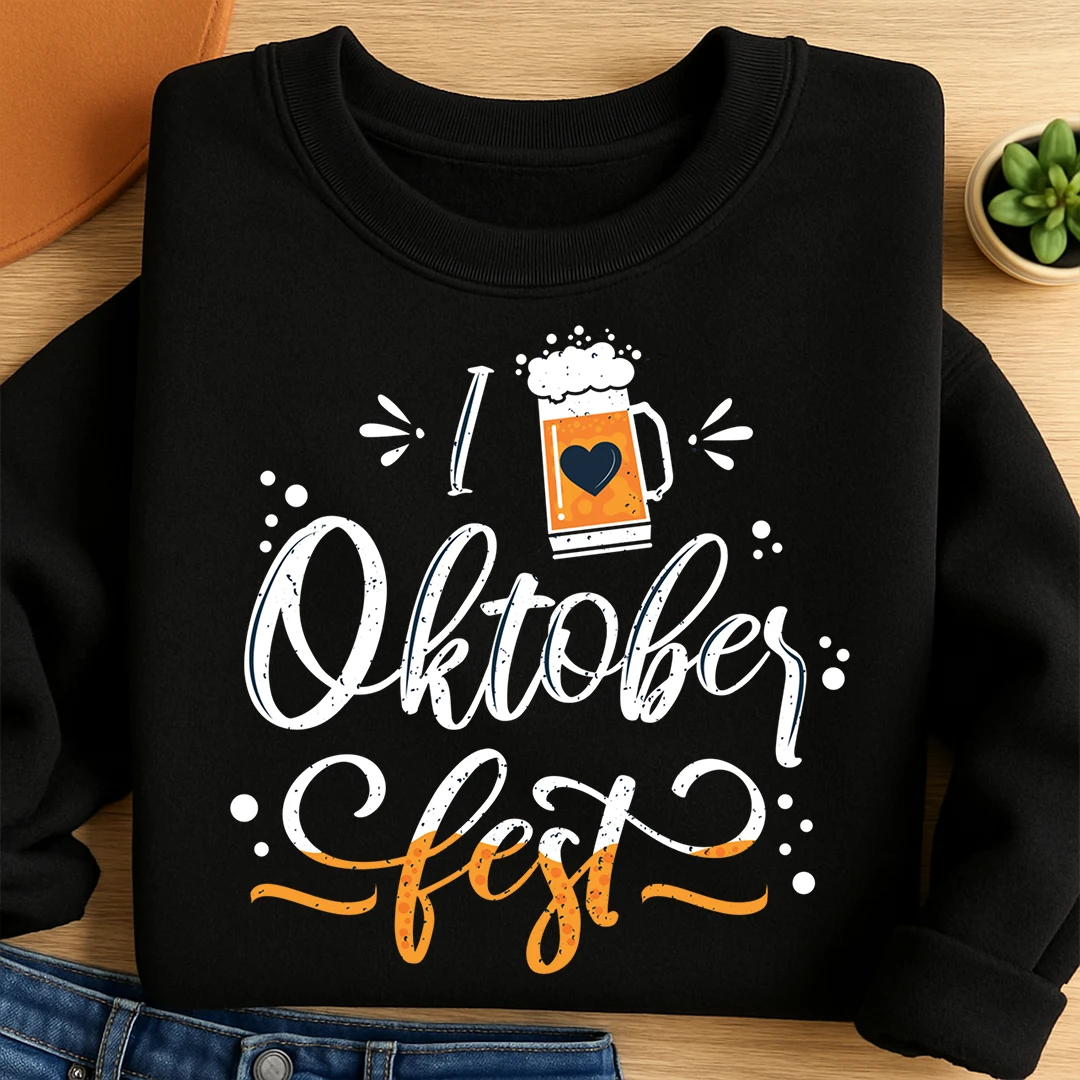 Bügelbild I Love Oktoberfest