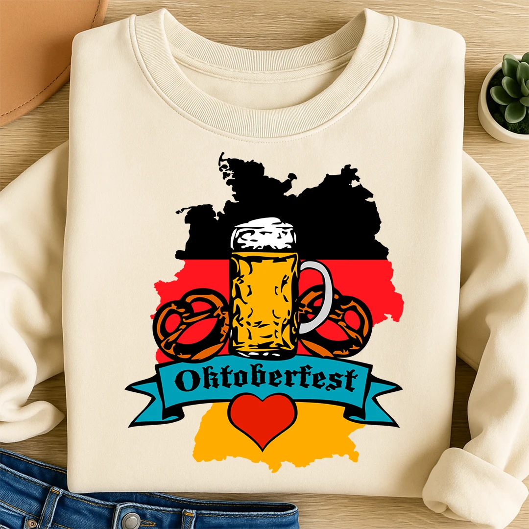 Bügelbild Oktoberfest Deutschland