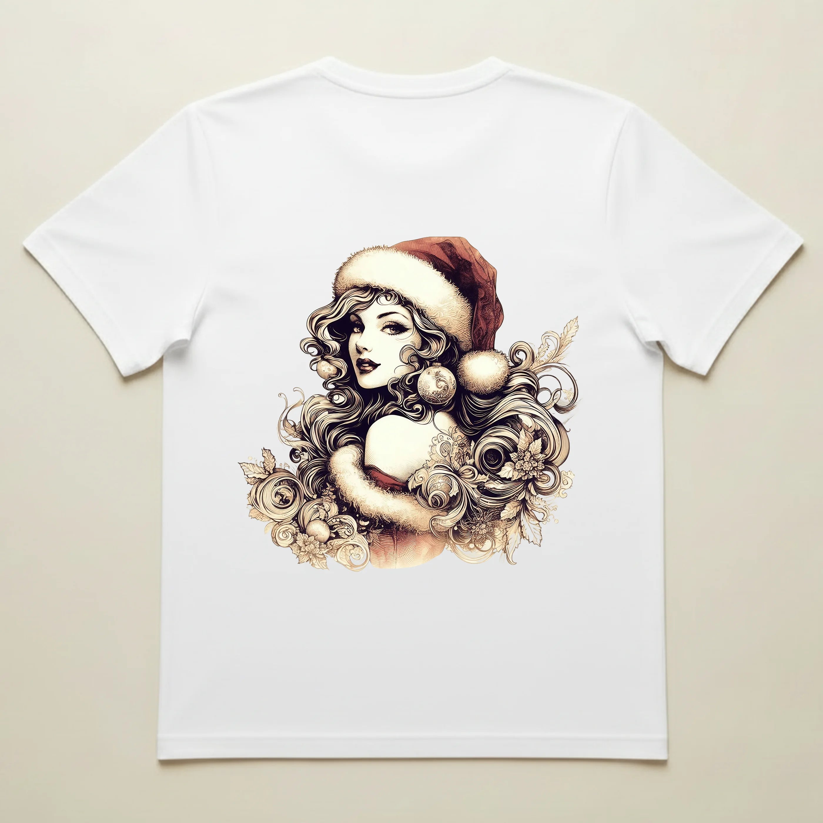 Bio T-Shirt Unisex Weihnachtslady Glanzzeit