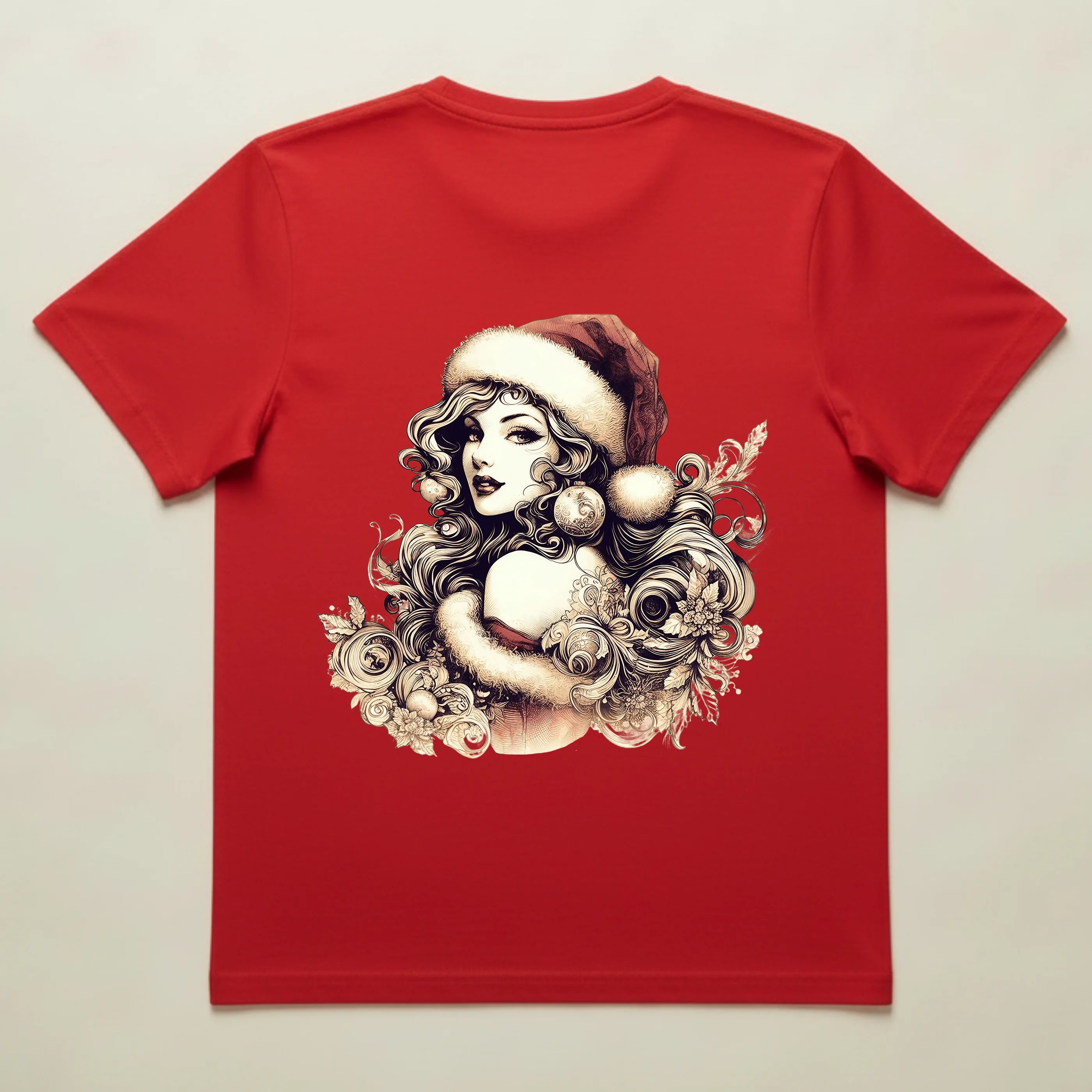 Bio T-Shirt Unisex Weihnachtslady Glanzzeit