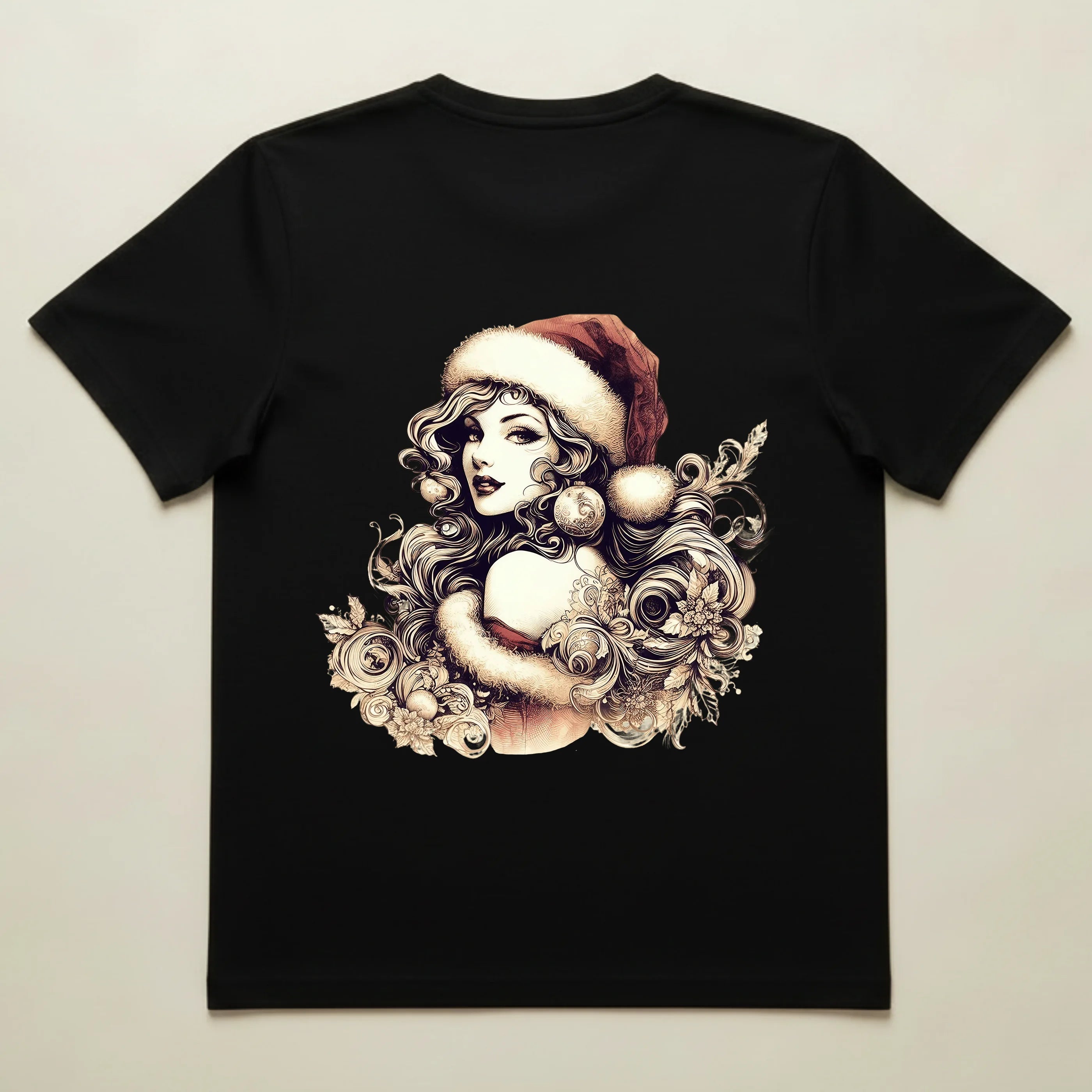 Bio T-Shirt Unisex Weihnachtslady Glanzzeit