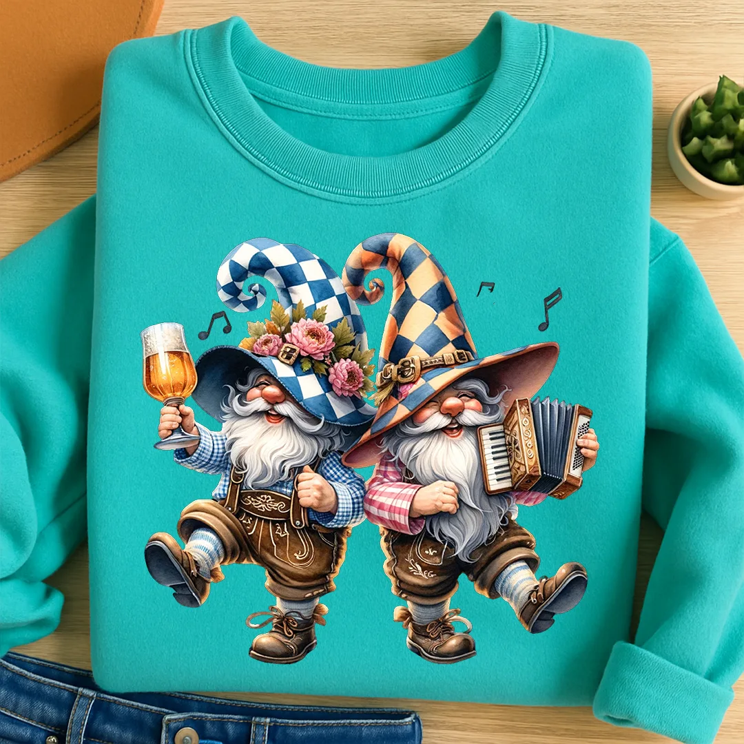 Bügelbild Witzige Oktoberfest Wichtel Crew
