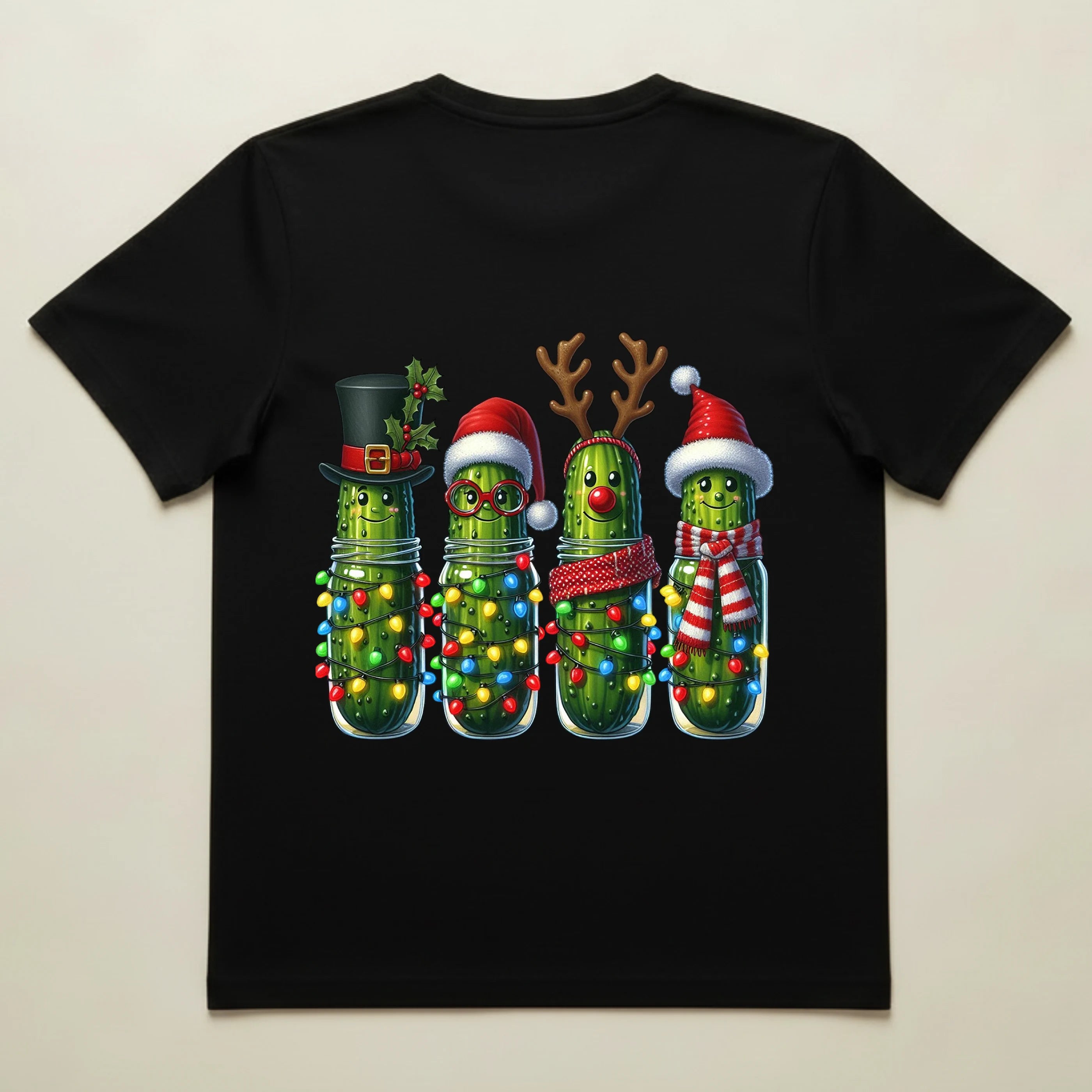 Bio T-Shirt Unisex Witzige Weihnachtsgurken