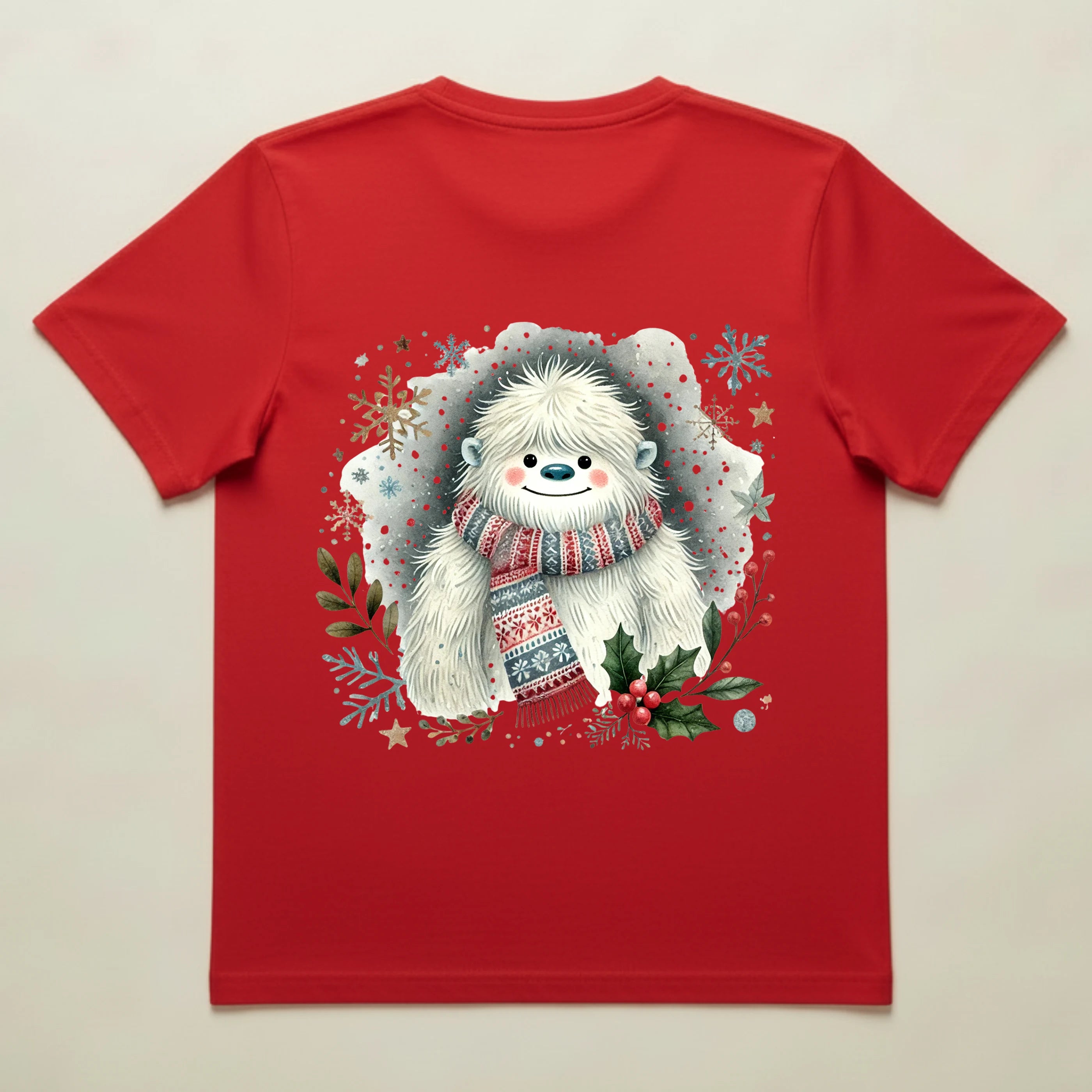 Bio T-Shirt Unisex Yeti Schneekönig
