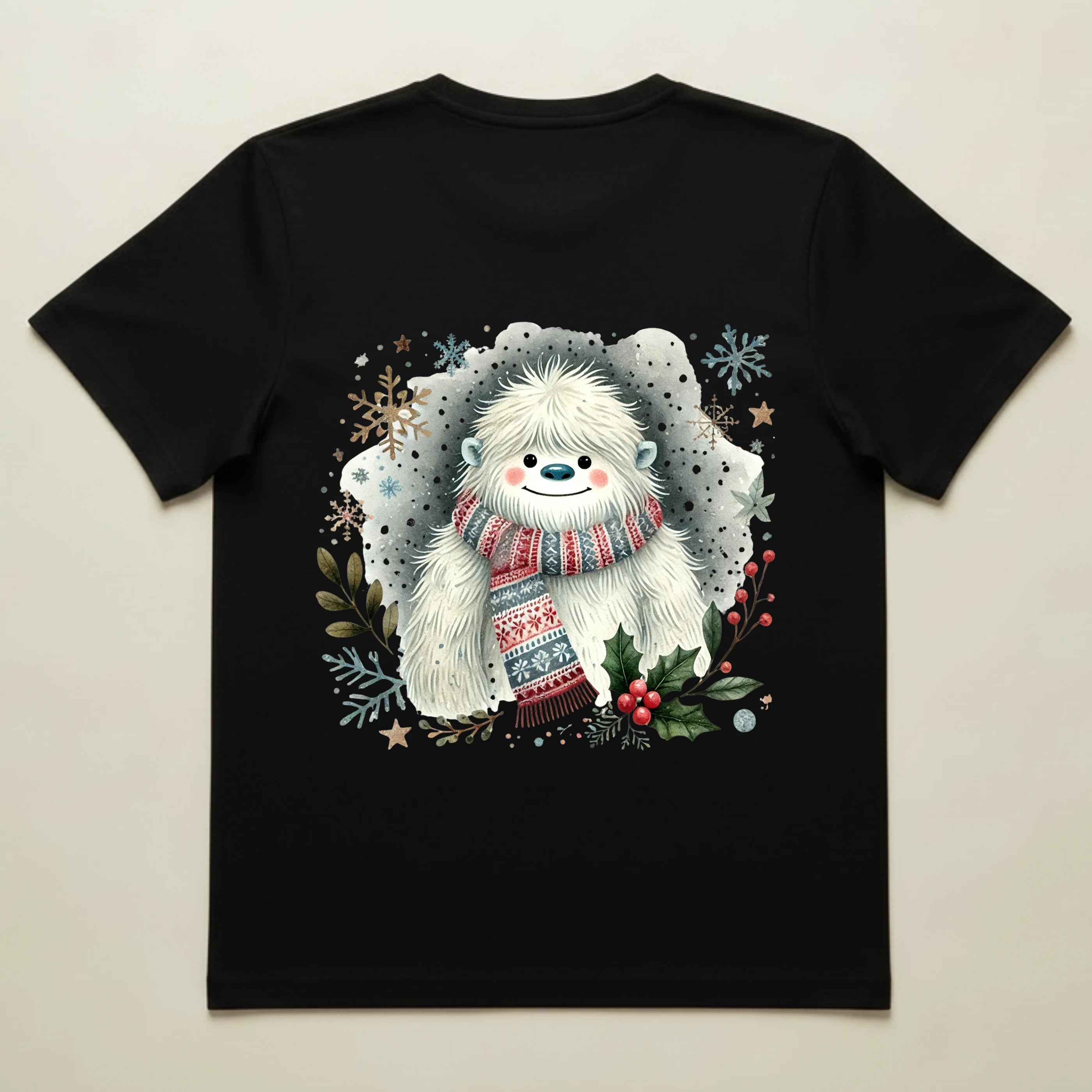Bio T-Shirt Unisex Yeti Schneekönig