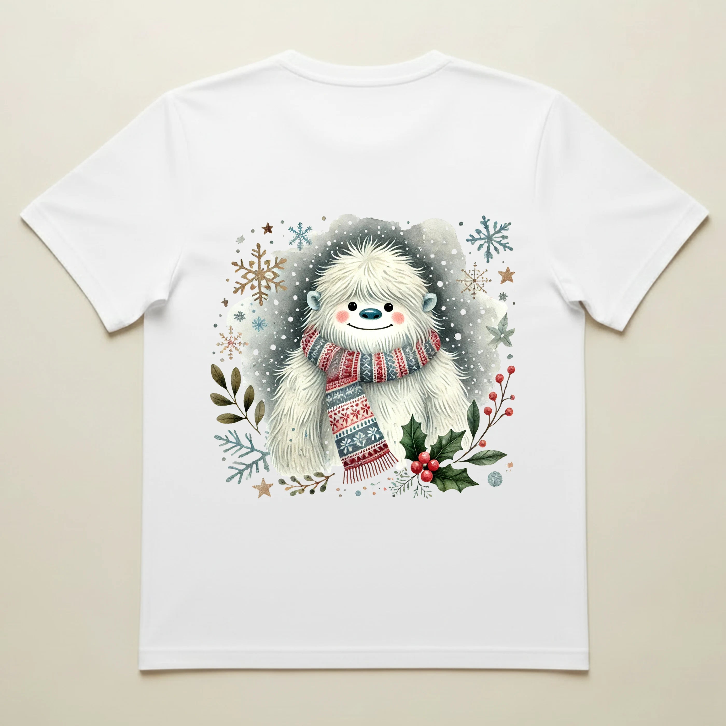 Bio T-Shirt Unisex Yeti Schneekönig