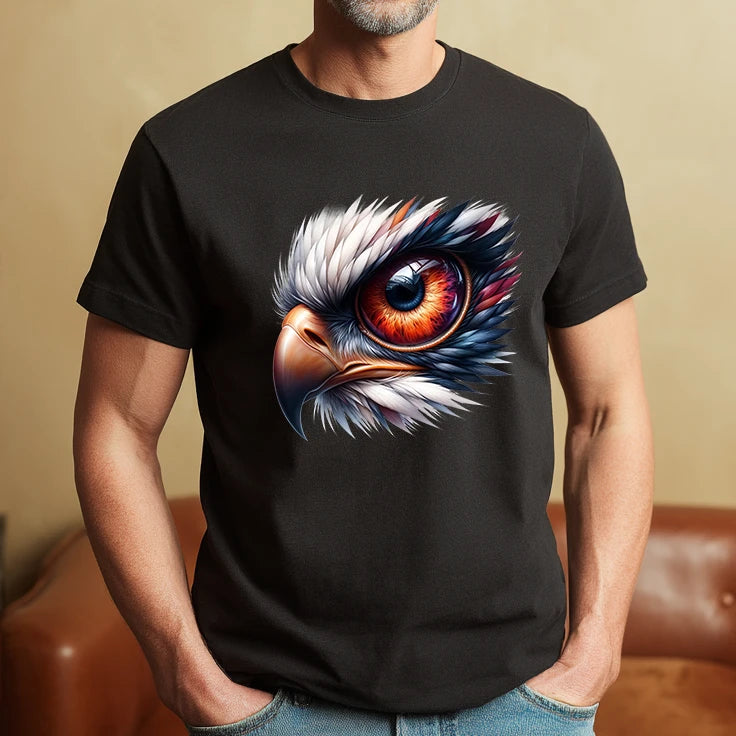 Bügelbild Adler Auge - L