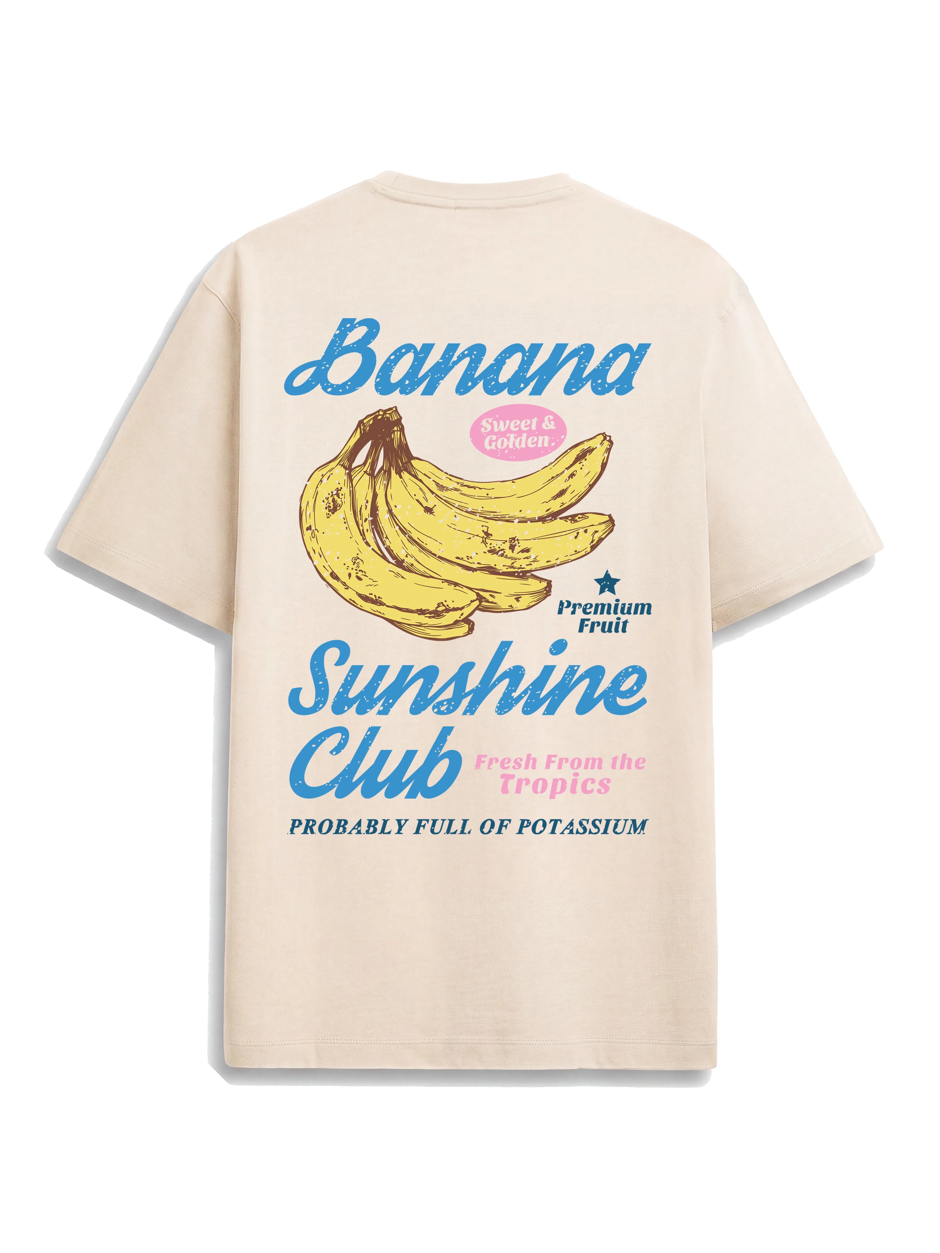 Banana Sunshine Club Oversized Shirt